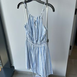 In excellent condition, blue and white summer dress